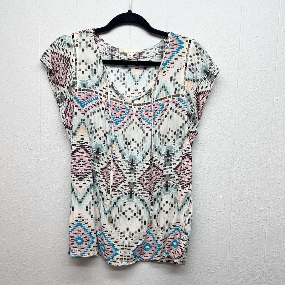 Lovestitch Bohemian Western Tribal Festival Lightweight Indie Womens Top Medium